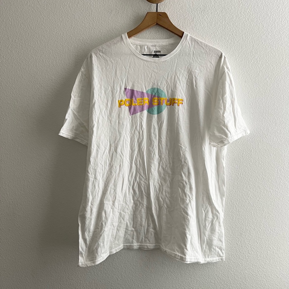 Poler Stuff White Tshirt